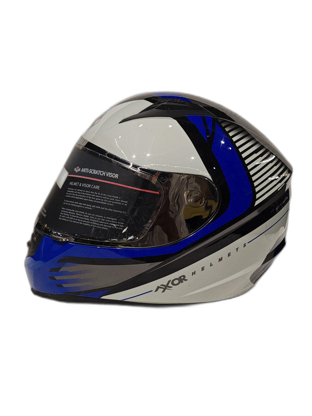 AXOR BLACK BLUE WHITE HELMET