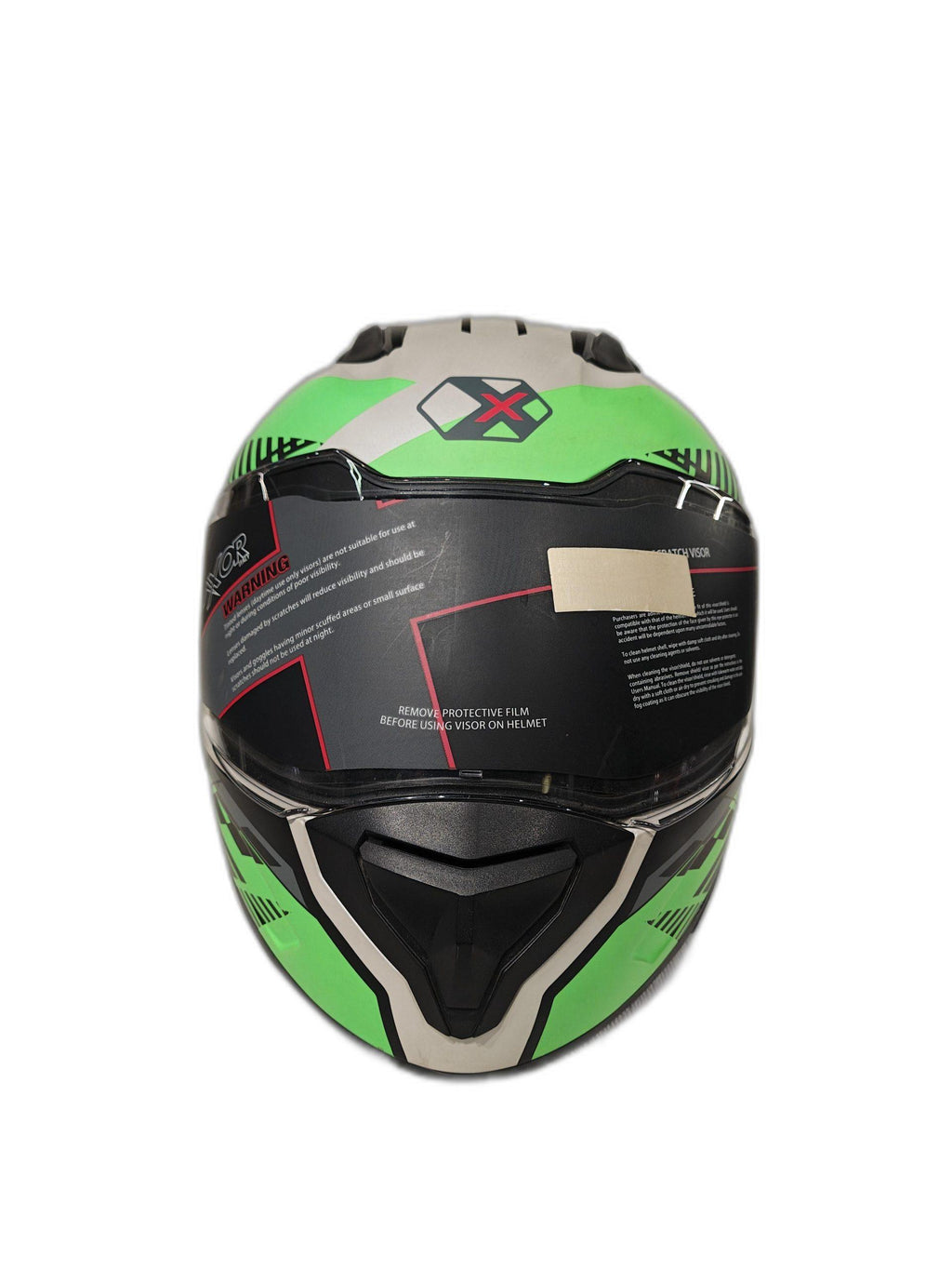 AXOR BLACK GREEN WHITE HELMET 2