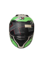 AXOR BLACK GREEN WHITE HELMET 2