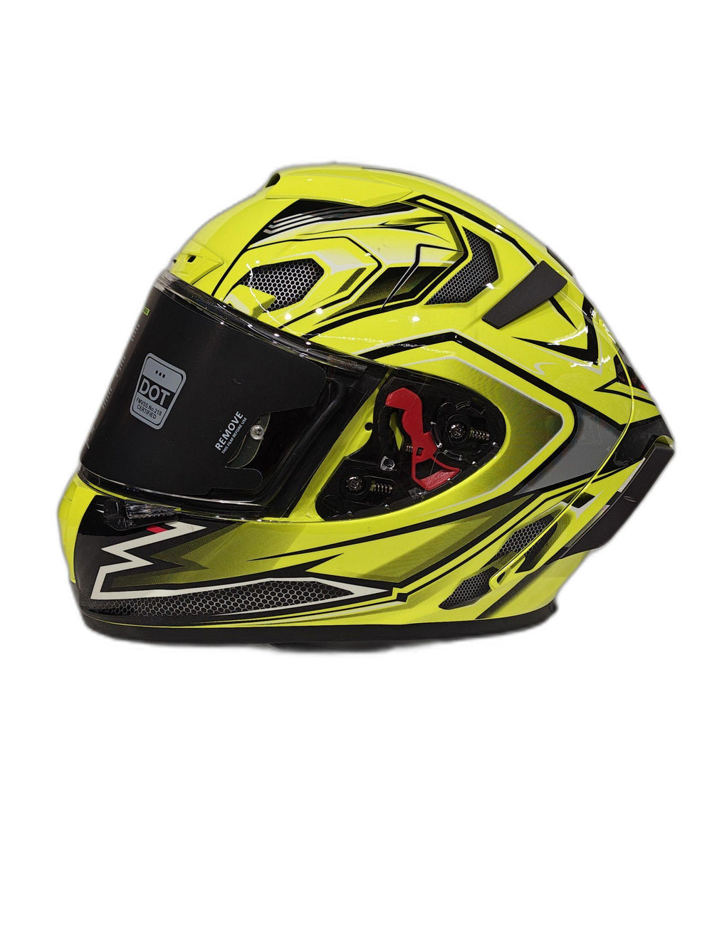 IGNITE BLACK NEON YELLOW HELMET