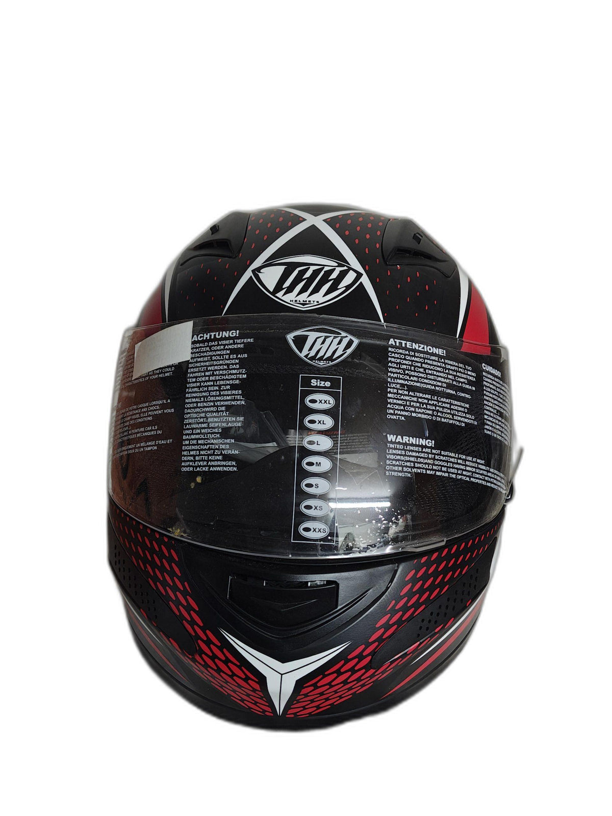 THH RED GREY HELMET