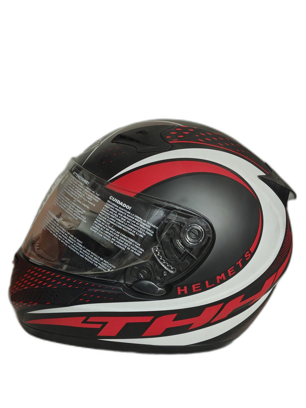 THH RED GREY HELMET