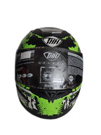 THH  GREEN GRAPHIC HELMET