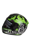THH  GREEN GRAPHIC HELMET