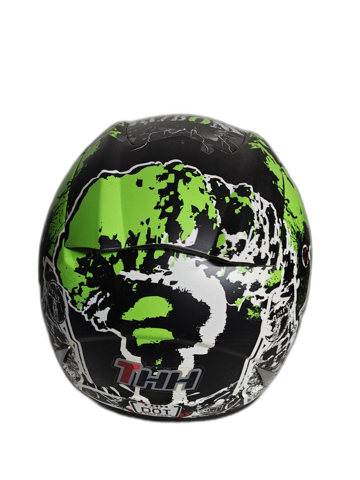 THH  GREEN GRAPHIC HELMET