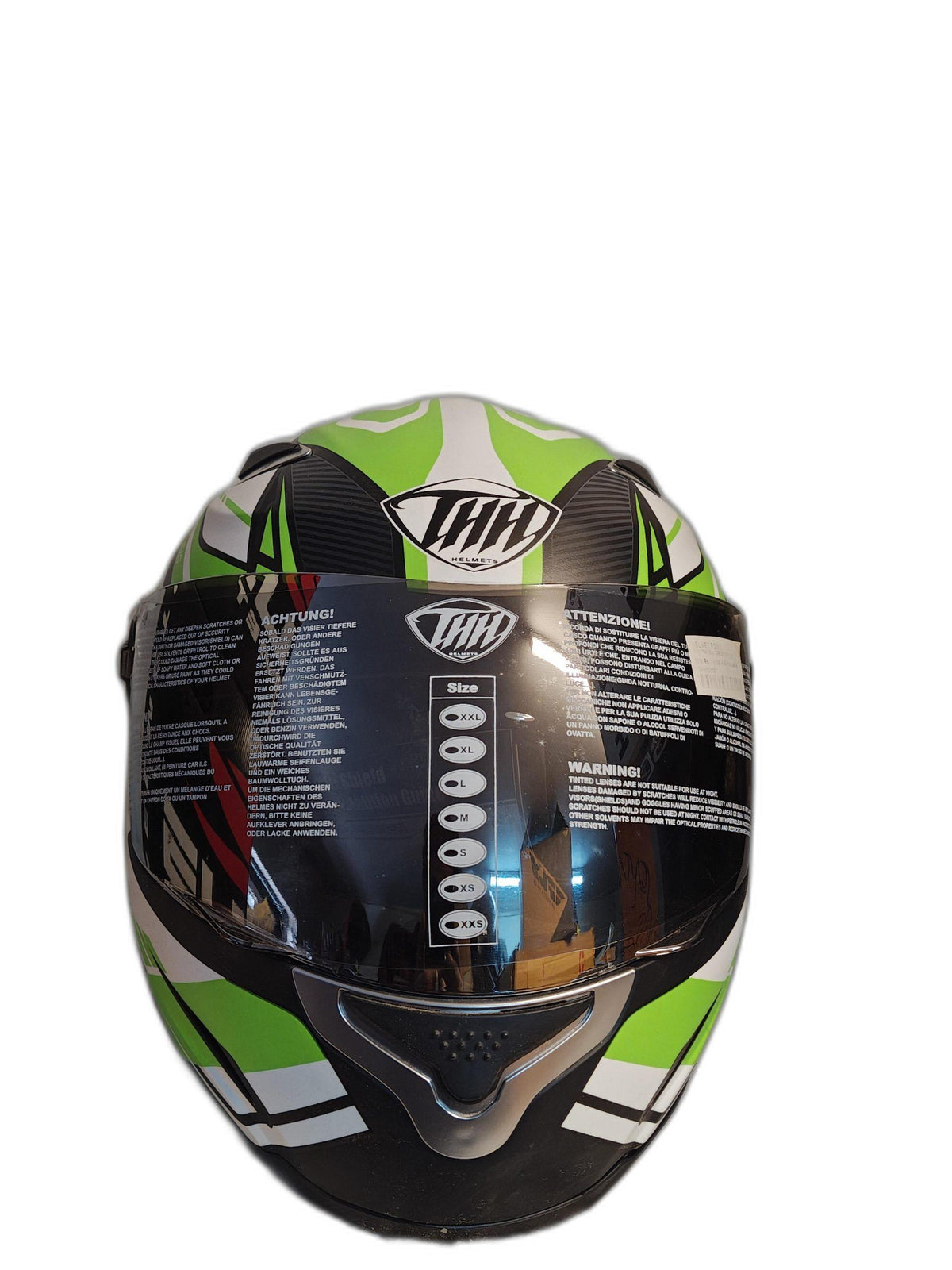 THH  GREEN WHITE HELMET