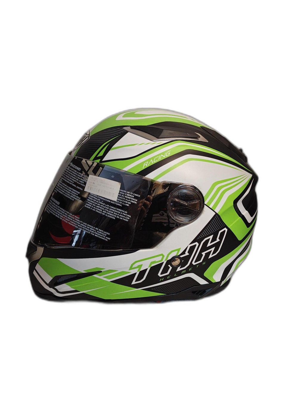 THH  GREEN WHITE HELMET