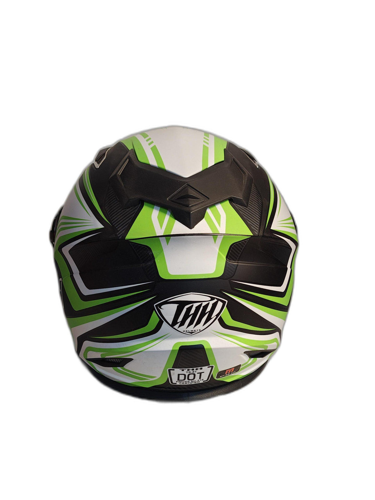 THH  GREEN WHITE HELMET