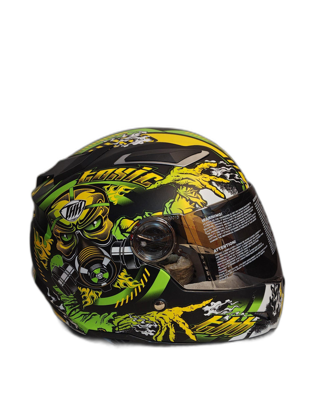 THH BLACK YELLOW NEON HELMET