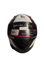 MT BLACK WHITE HELMET