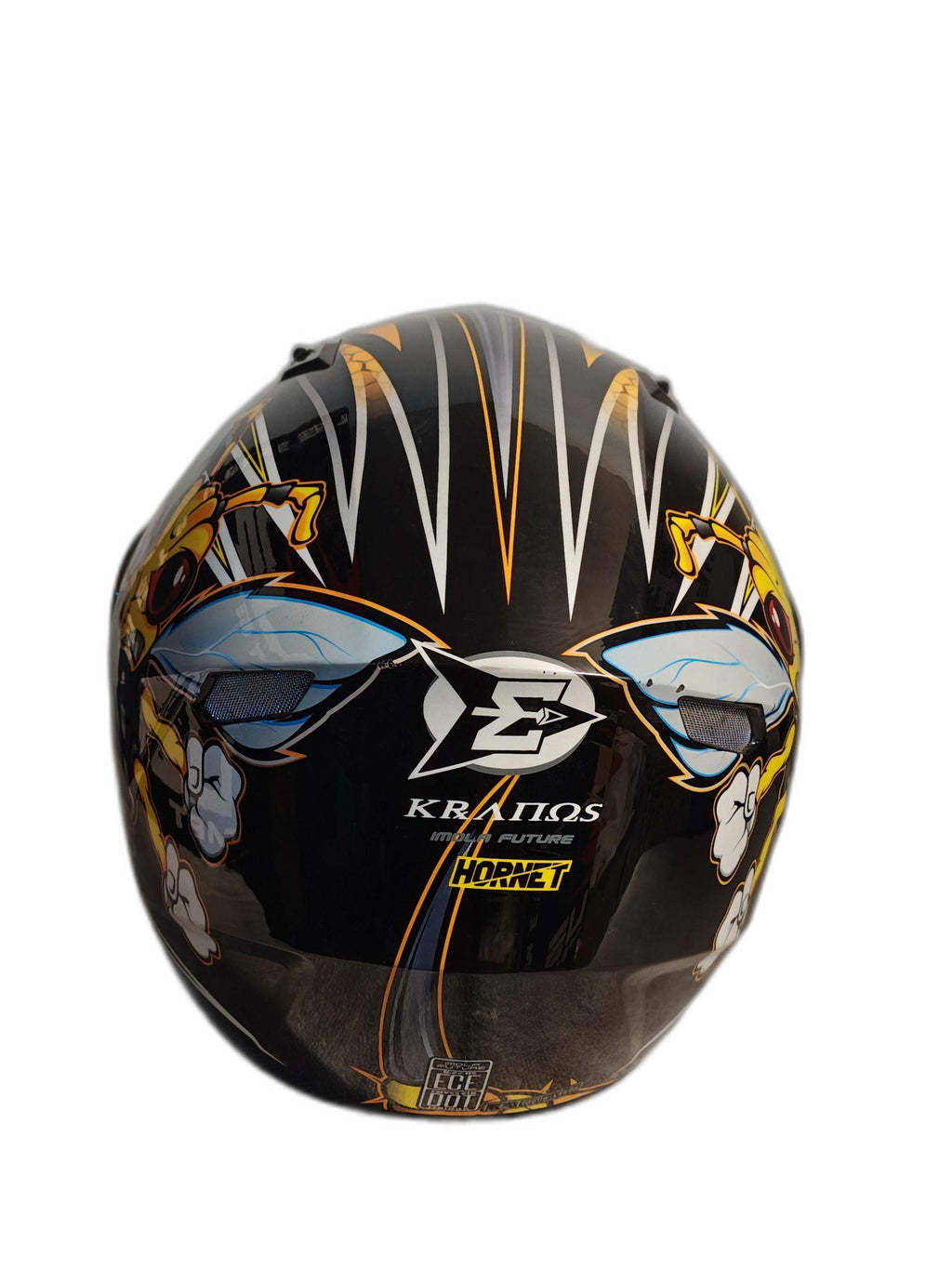 MT BLACK ORANGE HELMET