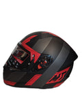 MT RED BLACK HELMET
