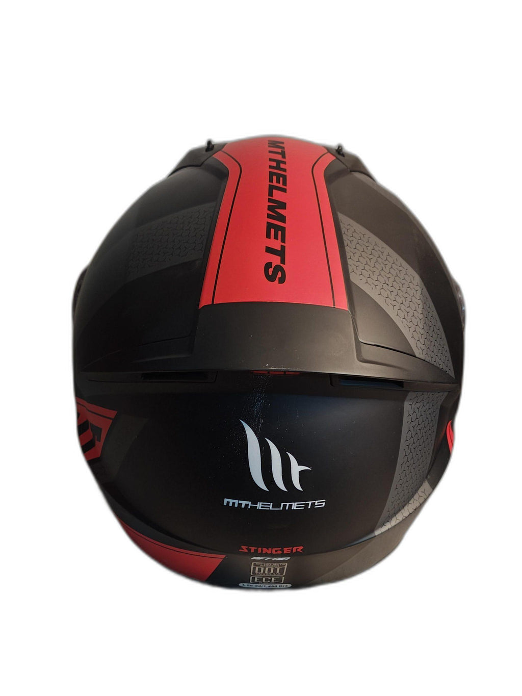 MT RED BLACK HELMET
