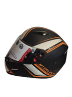 MT BLACK ORANGE HELMET