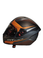 MT GREY ORANGE HELMET