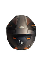 MT GREY ORANGE HELMET