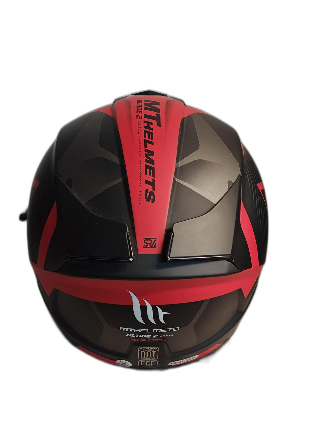 MT BLACK RED HELMET