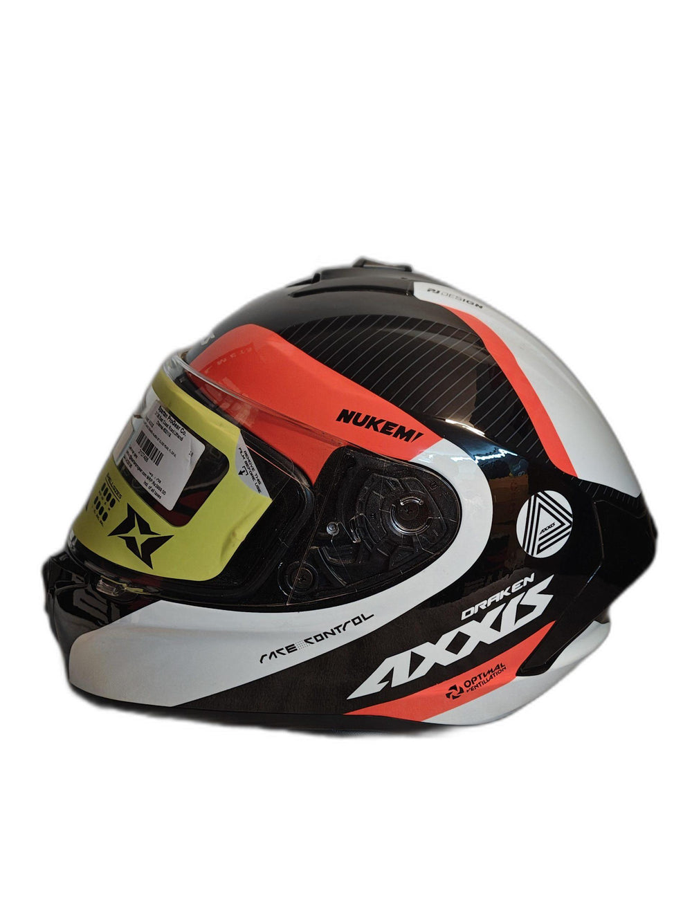 AXXIS YELLOW BLACK ORANGE HELMET