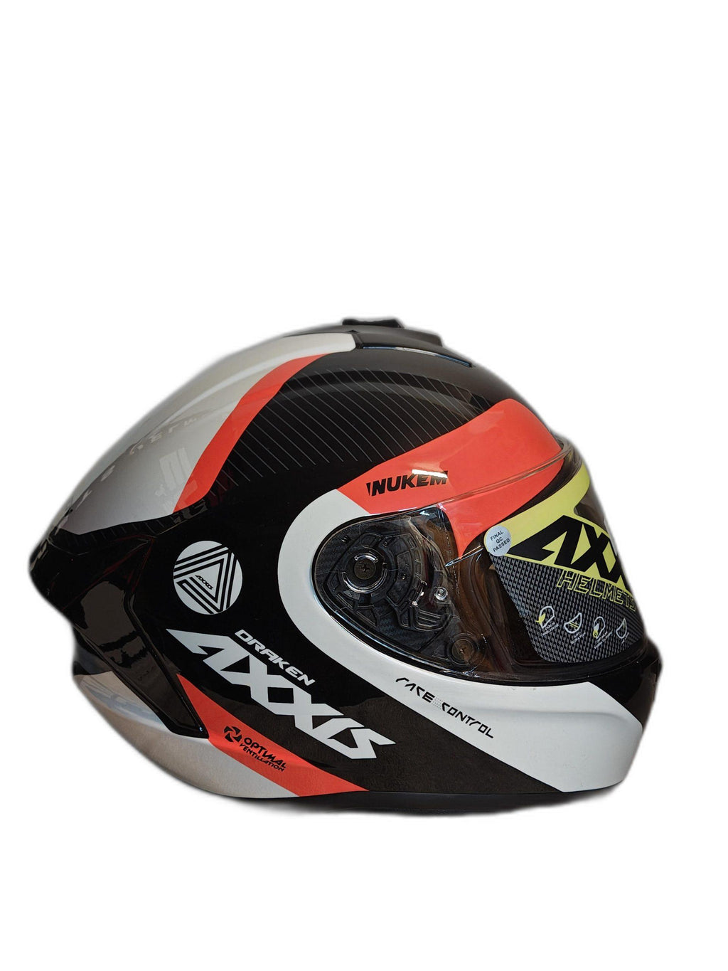 AXXIS YELLOW BLACK ORANGE HELMET