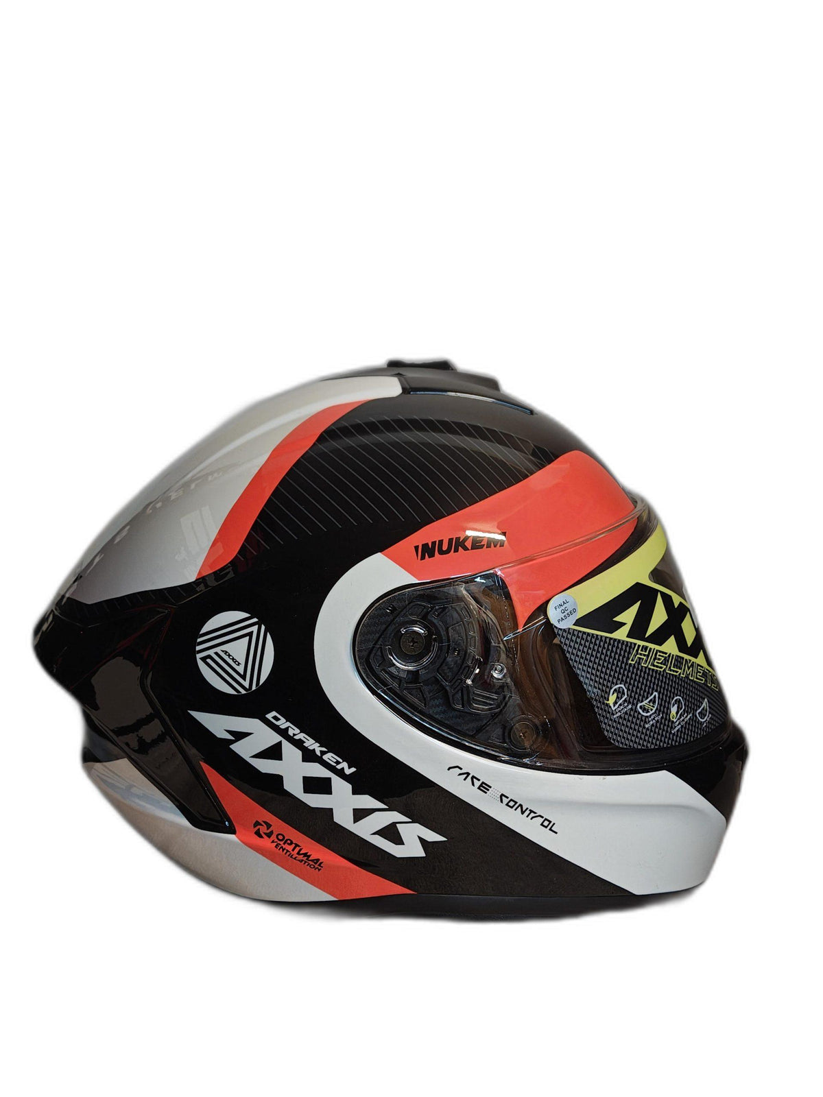 AXXIS YELLOW BLACK ORANGE HELMET