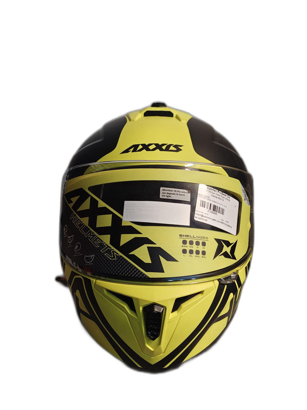 AXXIS DRAKEN MATT YELLOW HELMET