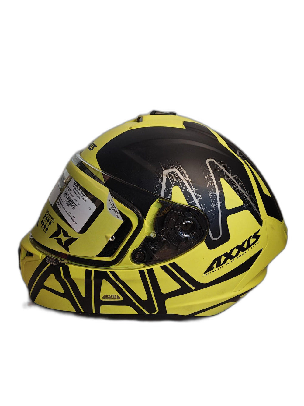AXXIS DRAKEN MATT YELLOW HELMET