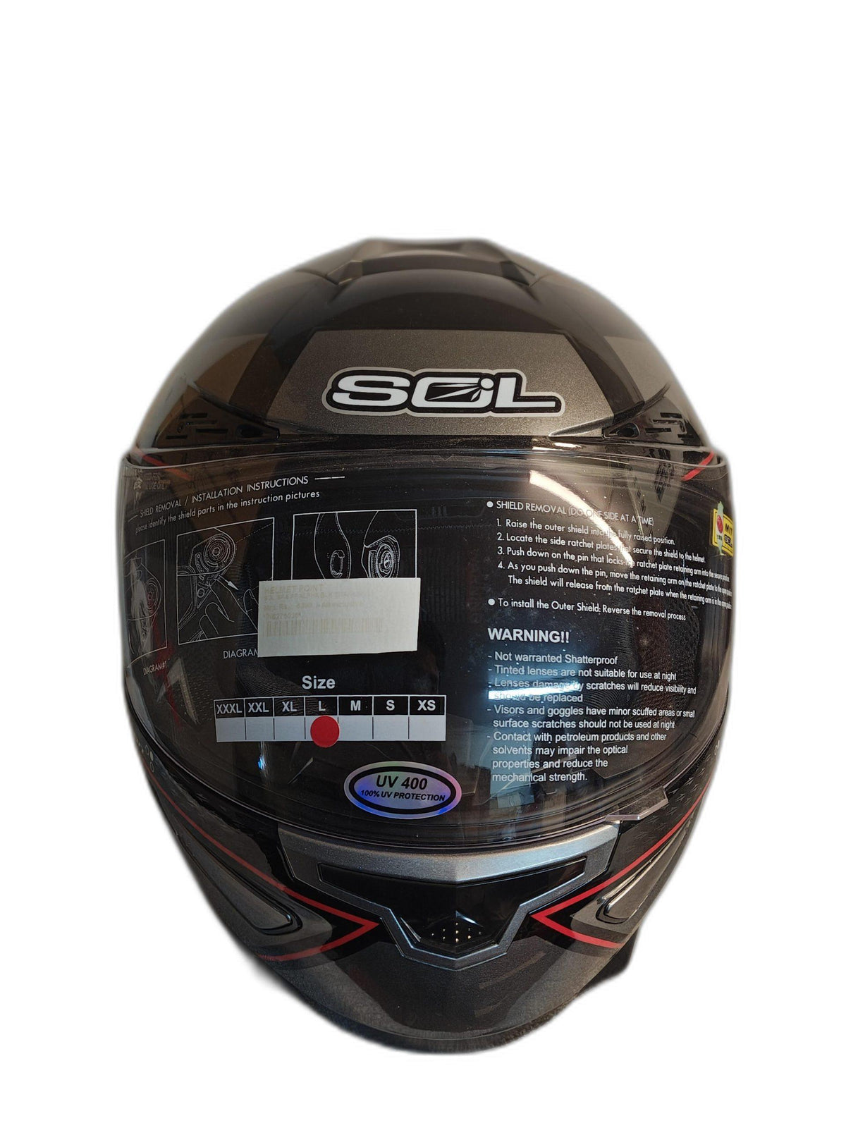 SOL ALPHA BLK TITANIUM