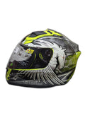 SOL FLUO GREEN HELMET
