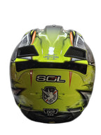 SOL FLUO GREEN HELMET