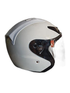 THH OPEN FACE WHITE HELMET