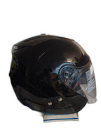 THH OPEN FACE BLACK PLAIN HELMET