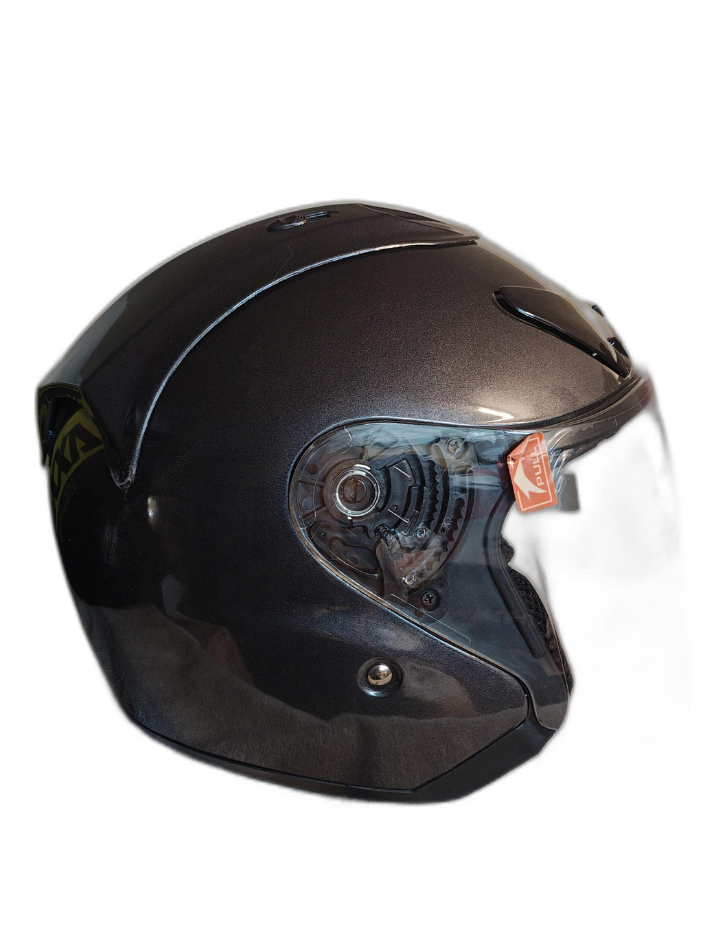 THH OPEN FACE BLACK  HELMET