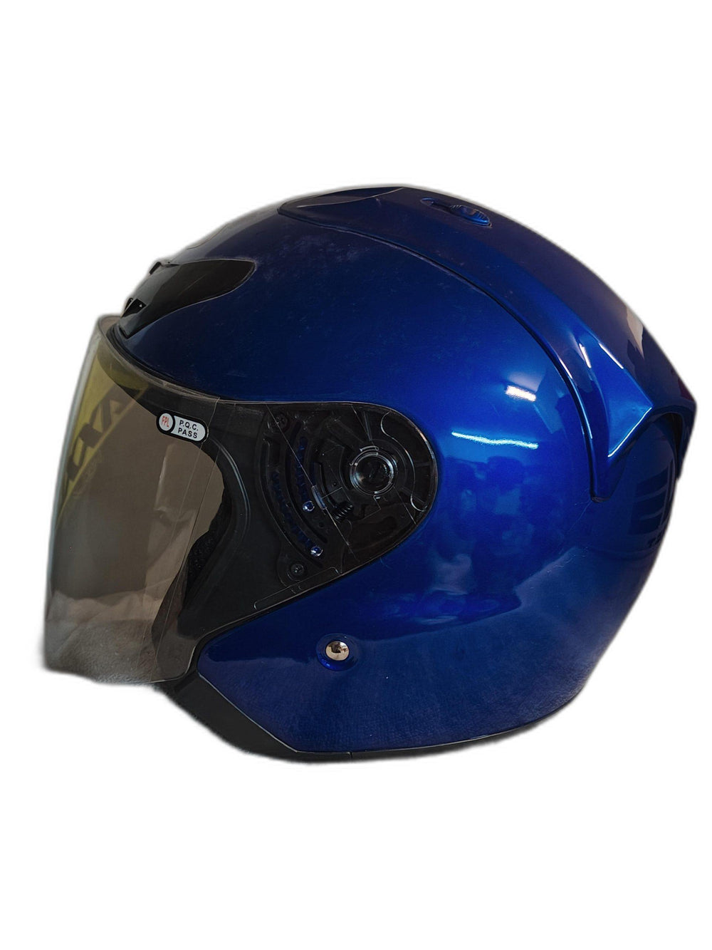 THH OPEN FACE BLUE HELMET