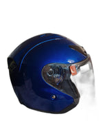THH OPEN FACE BLUE HELMET