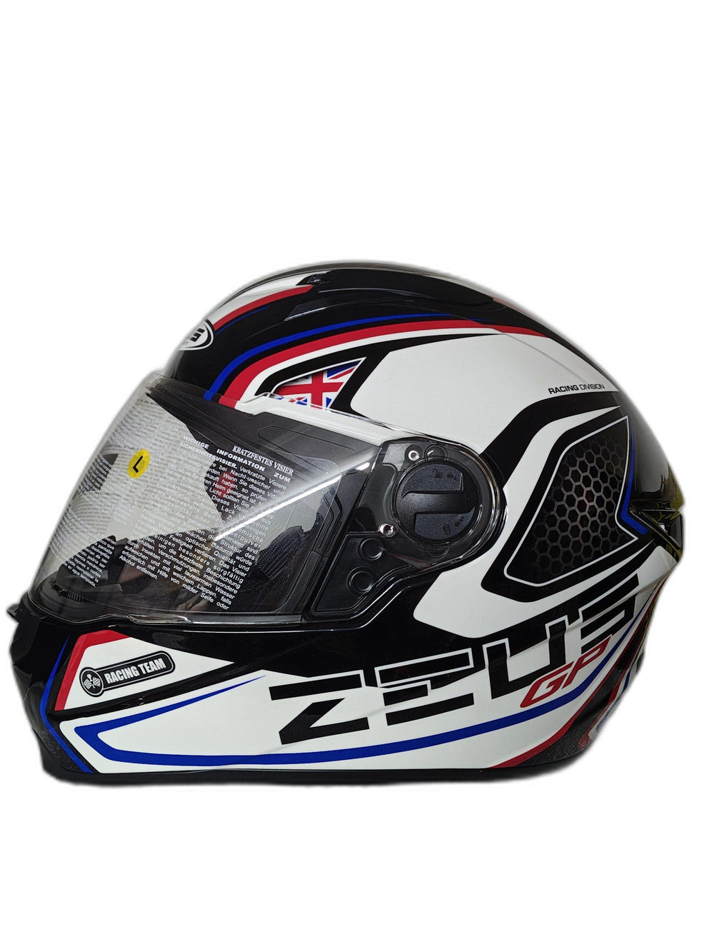 ZEUS RED BLUE WHITE HELMET