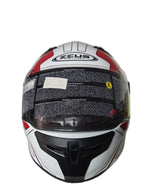 ZEUS RED WHITE HELMET