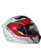 ZEUS RED WHITE HELMET