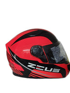 ZEUS NEON ORANGE AND BLACK HELMET