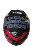 ZEUS YELLOW RED AND BLACK HELMET