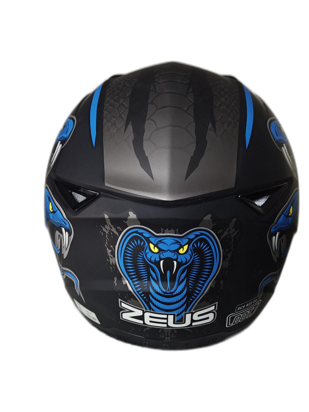 ZEUS BLACK-BLUE HELMET