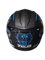 ZEUS BLACK-BLUE HELMET