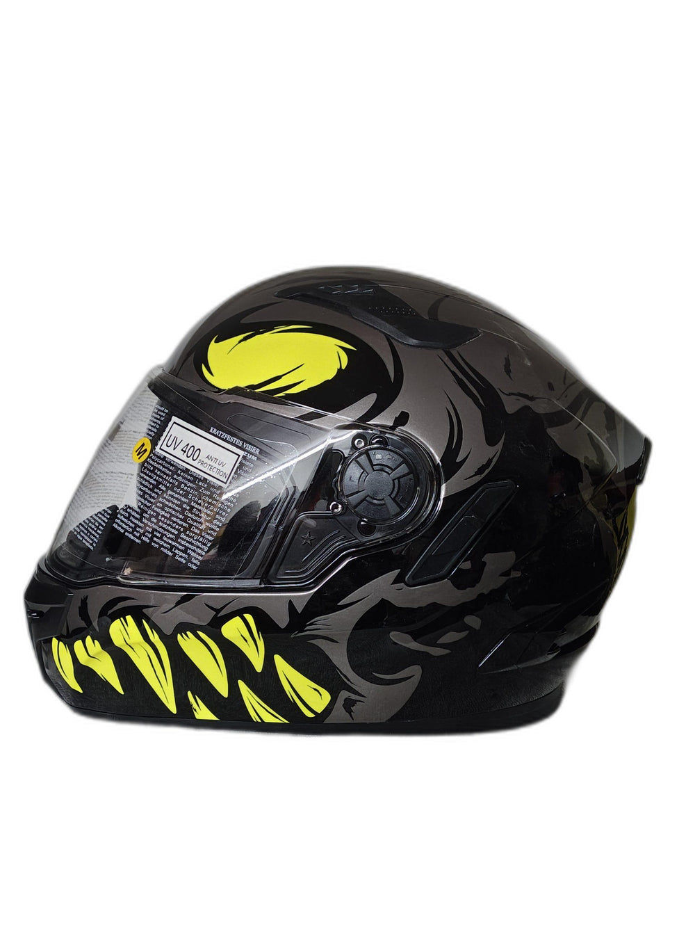 ZEUS BLACK-FLUO YELLOW HELMET