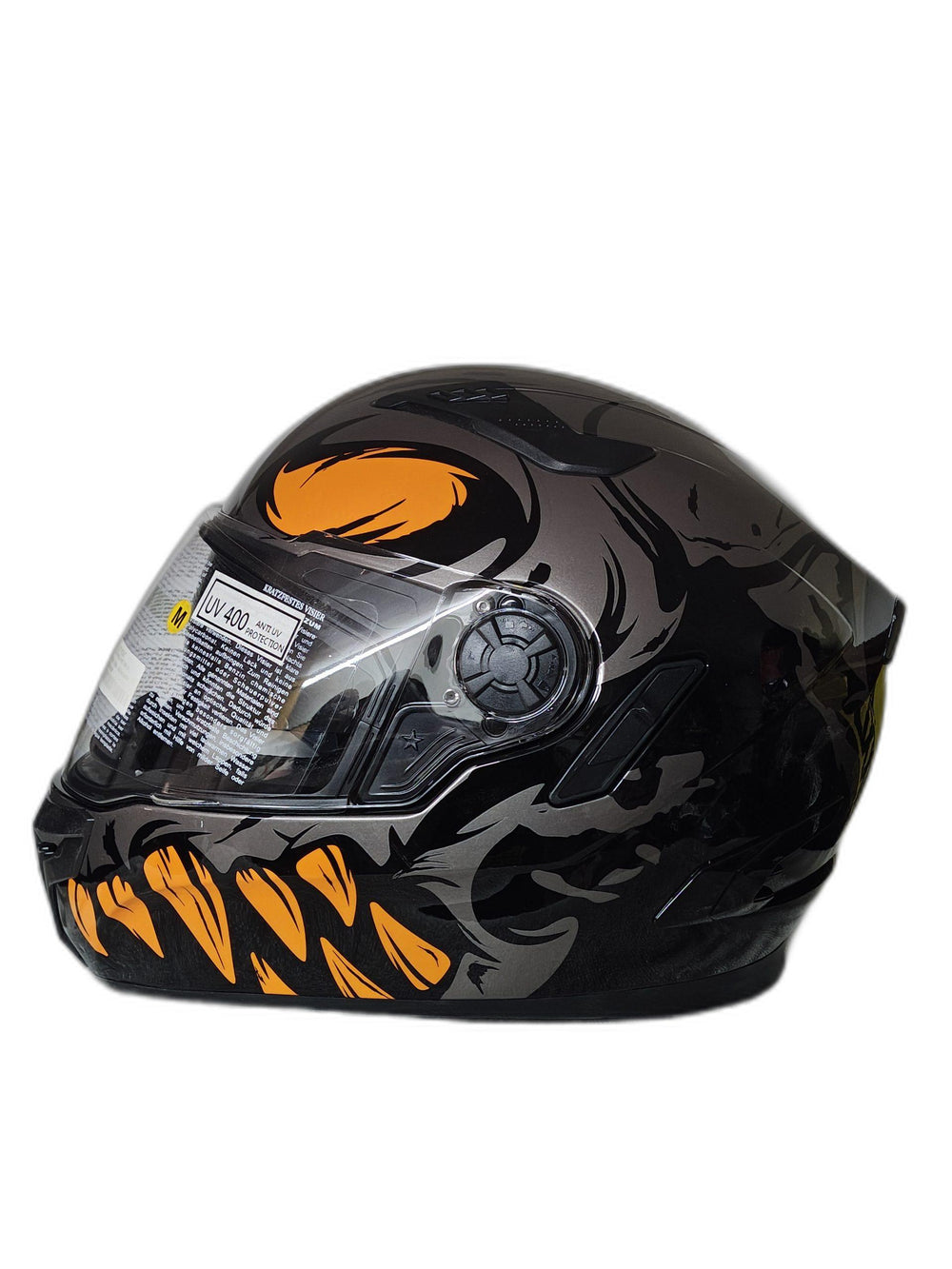 ZEUS BLACK-ORG HELMET