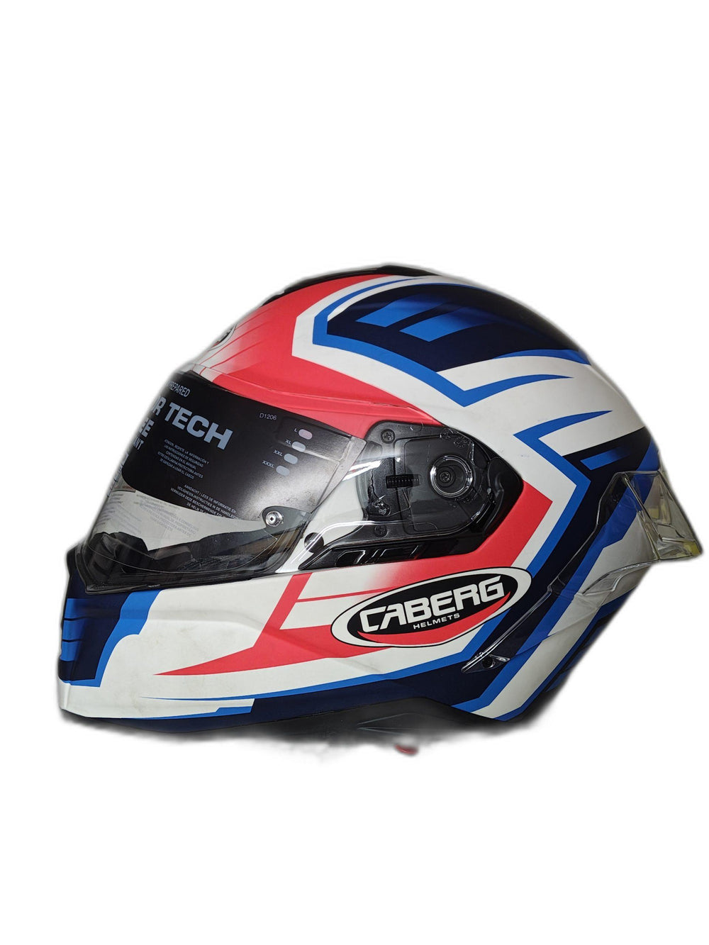 CABERG RED BLUE AND WHITE HELMET