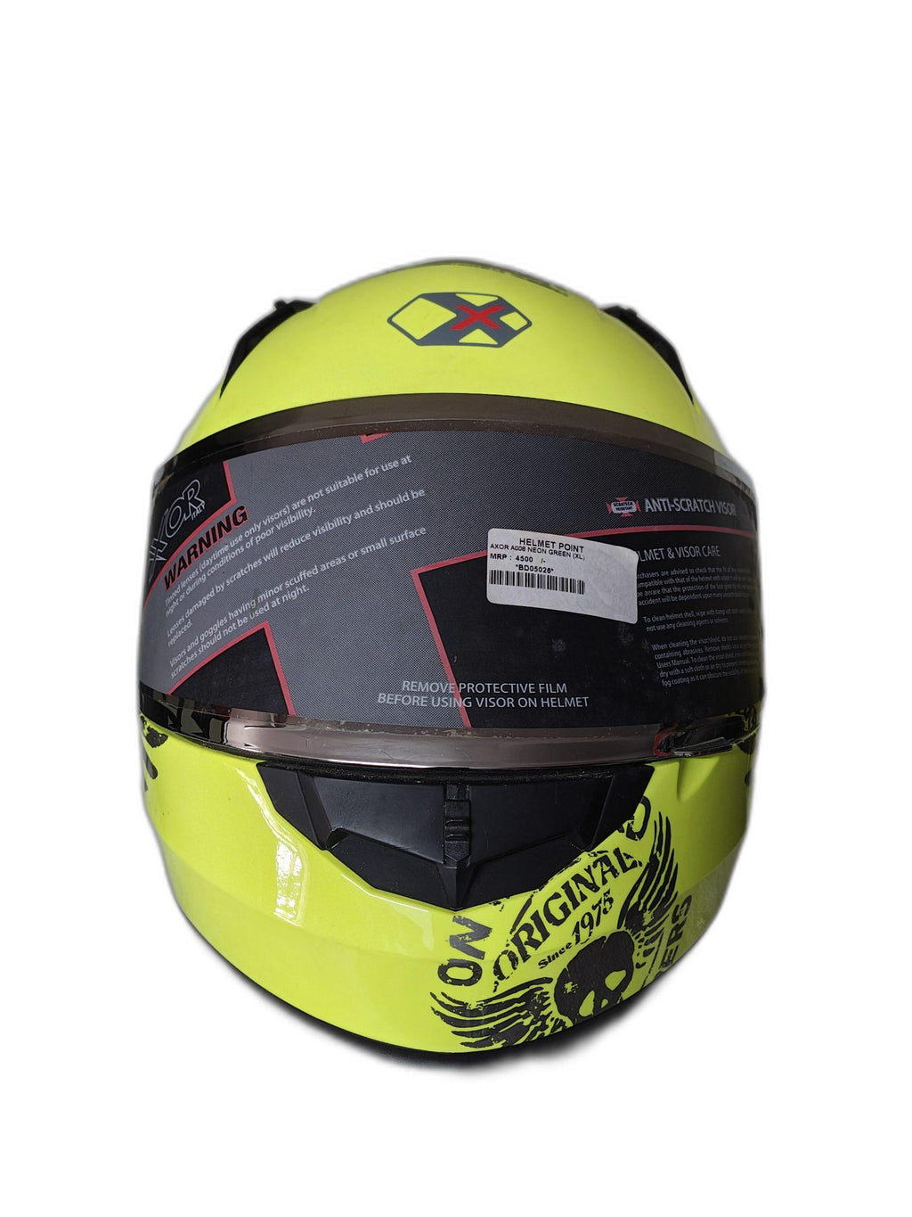 AXOR NEON GREEN HELMET