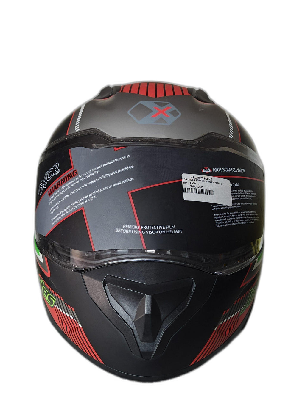 AXOR JULES BLACK-GREEN-RED HELMET