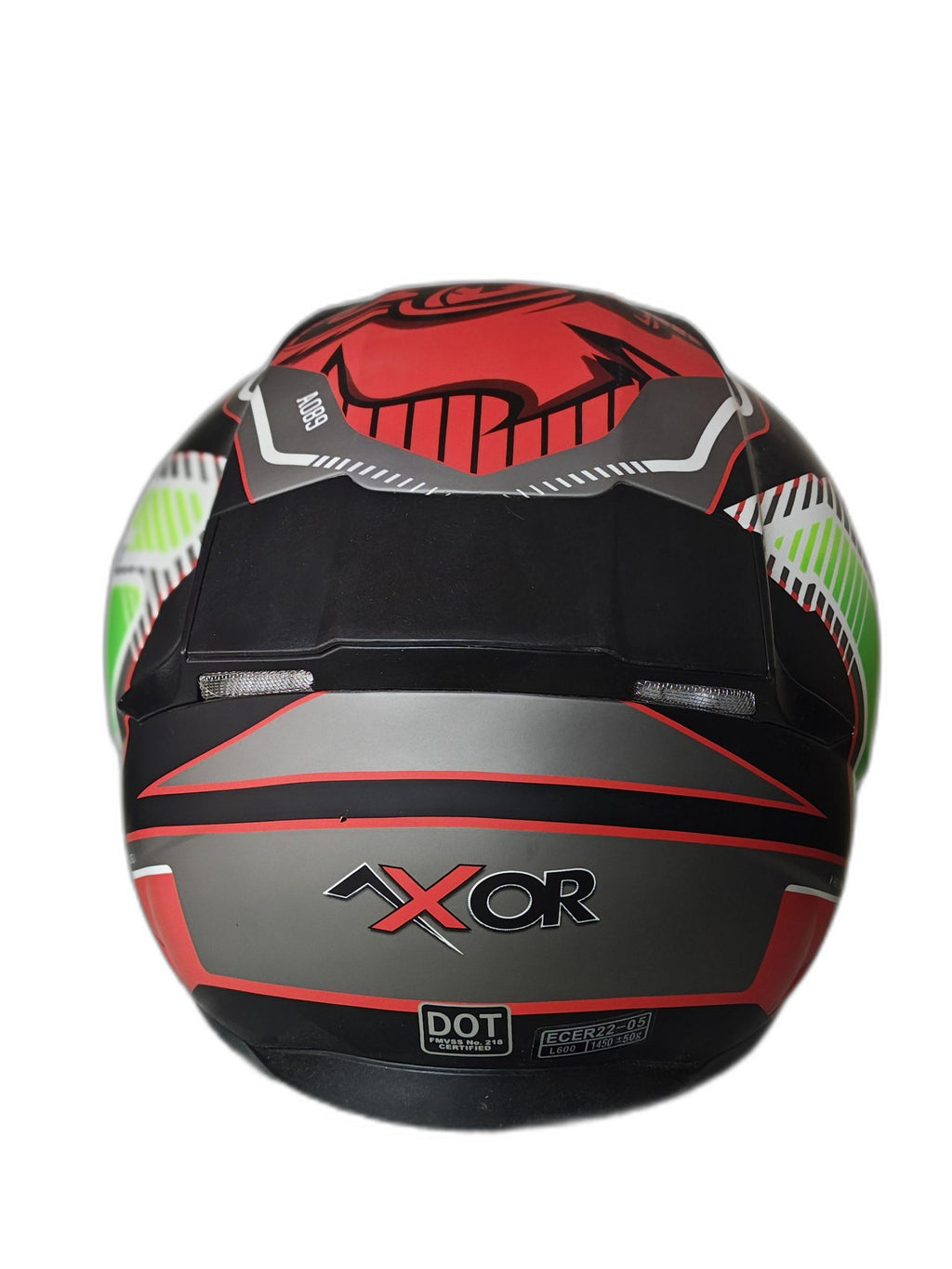 AXOR JULES BLACK-GREEN-RED HELMET