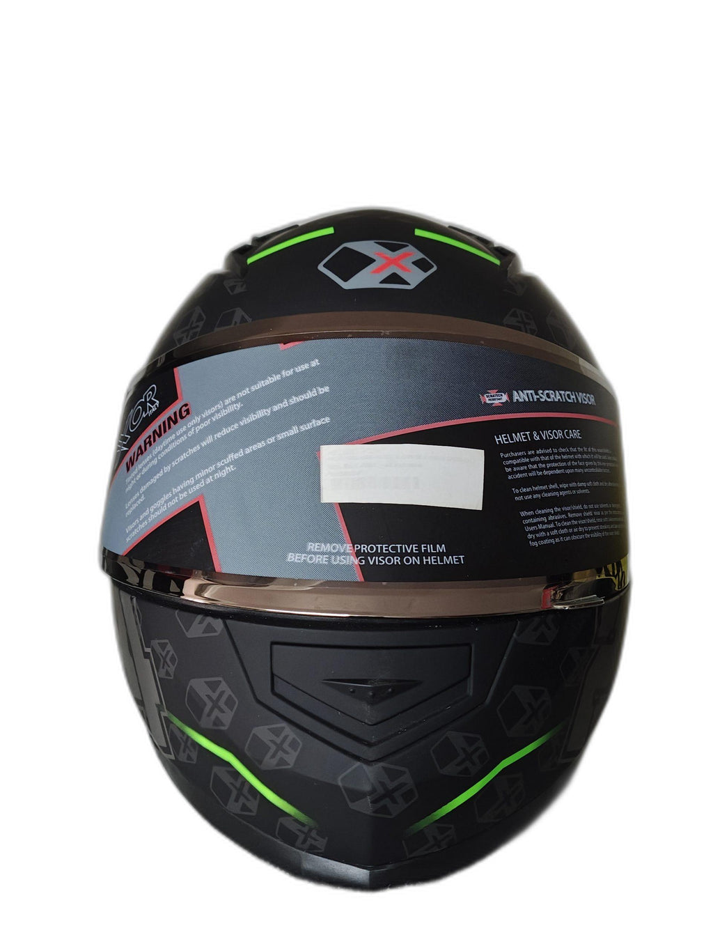 AXOR MATT BLACK NEON-GREEN HELMET