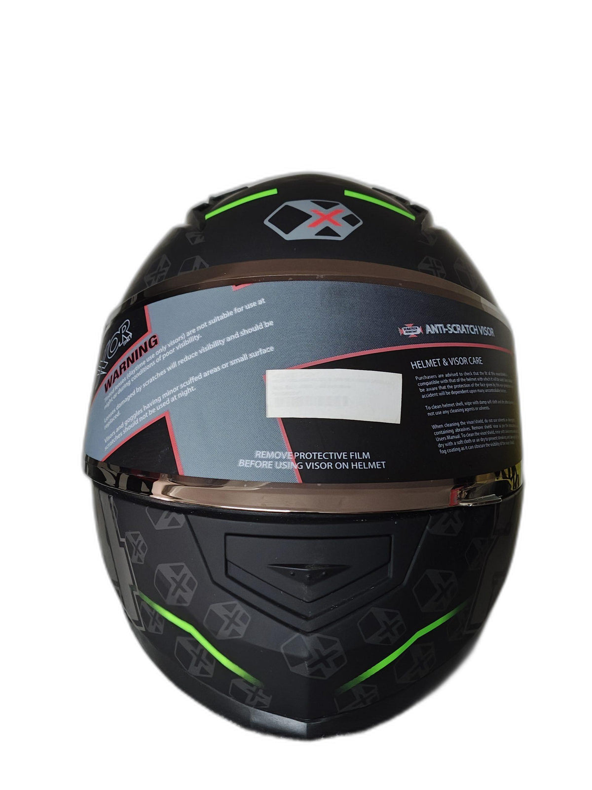 AXOR MATT BLACK NEON-GREEN HELMET