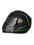 AXOR MATT BLACK NEON-GREEN HELMET